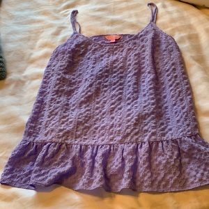 Beautiful Lilly Pulitzer lavender camisole